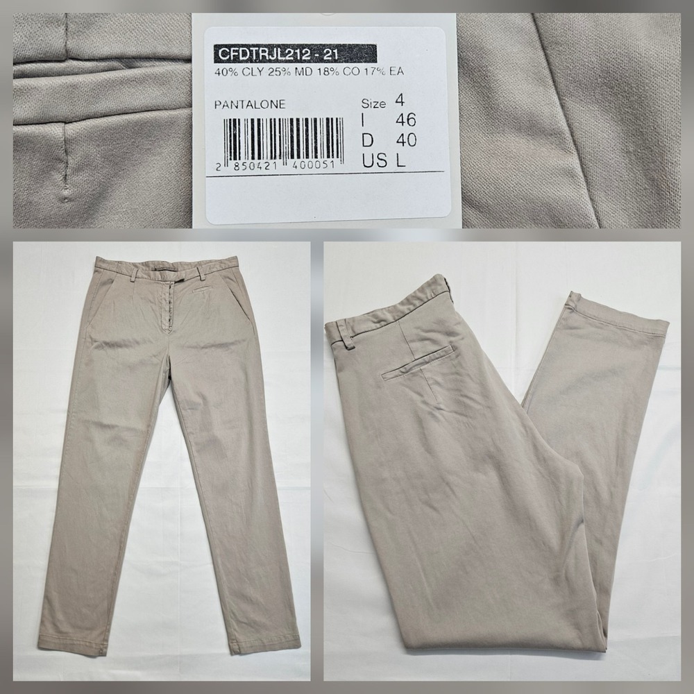 Transit Par Such Pants Womens Trouser  ITALY 46 US‎ Large NWT